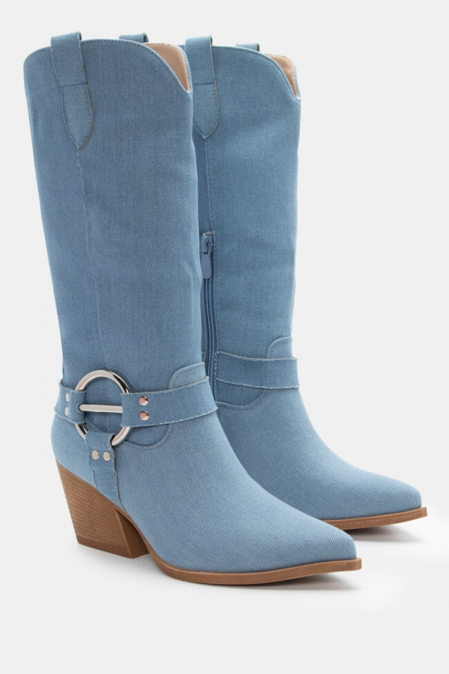 Demi Botte avec boucle en métal