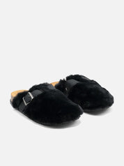 Sabot à fausse fourrure