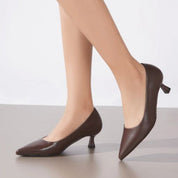 Escarpins bas en similicuir